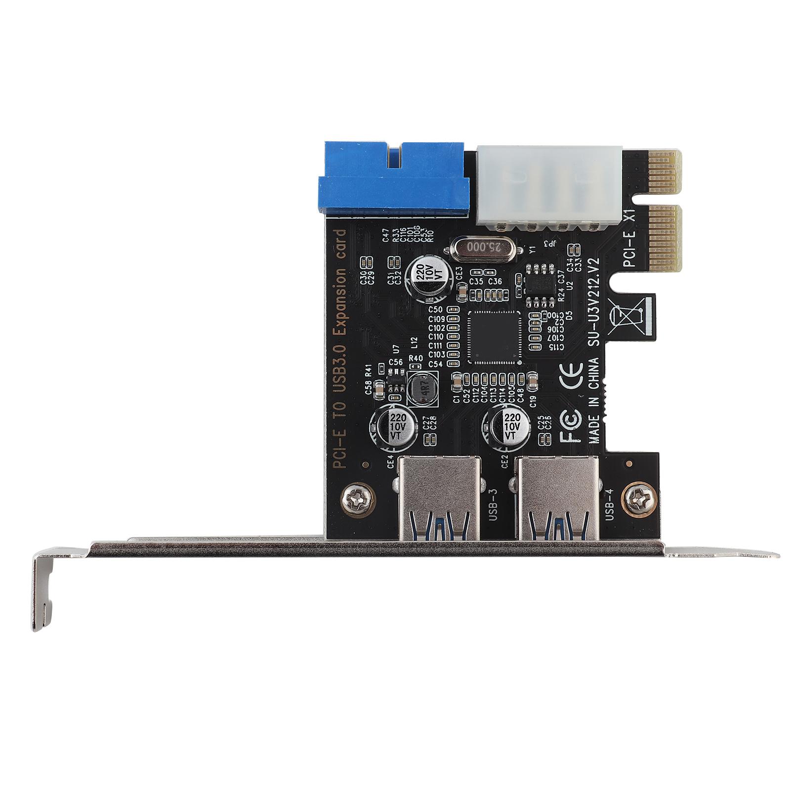

Адаптер карти розширення PCIE – USB3.0 із переднім 19-контактним інтерфейсом