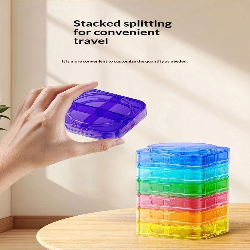 1/7 Days Week Pill Organizer Morning And Night Pill Holder Storage Box Splitter Travel Medicine Organizer Portable Medicine Box