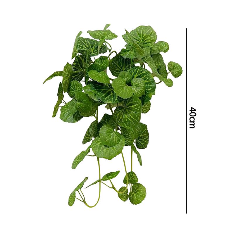 Simulated Plant Artificial Flower Decoraitons Wall Hanging Plant in Frame Home Garden Decors Outdoor Yard Artificial Plants