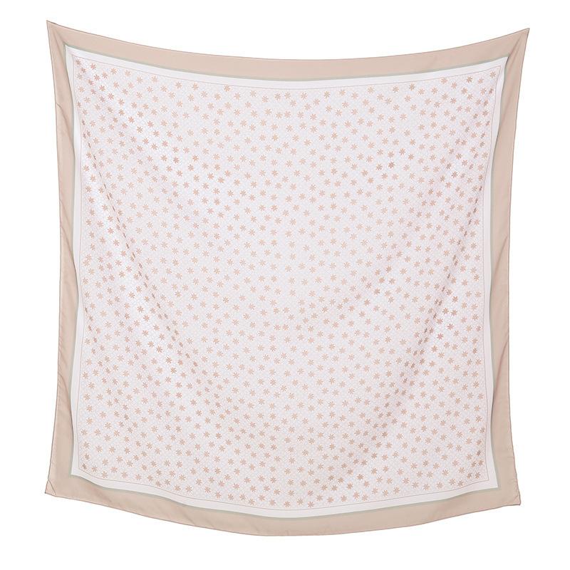 Autumn and winter hot-selling new floral printing large-size square scarf women's popular Malay women's headscarf