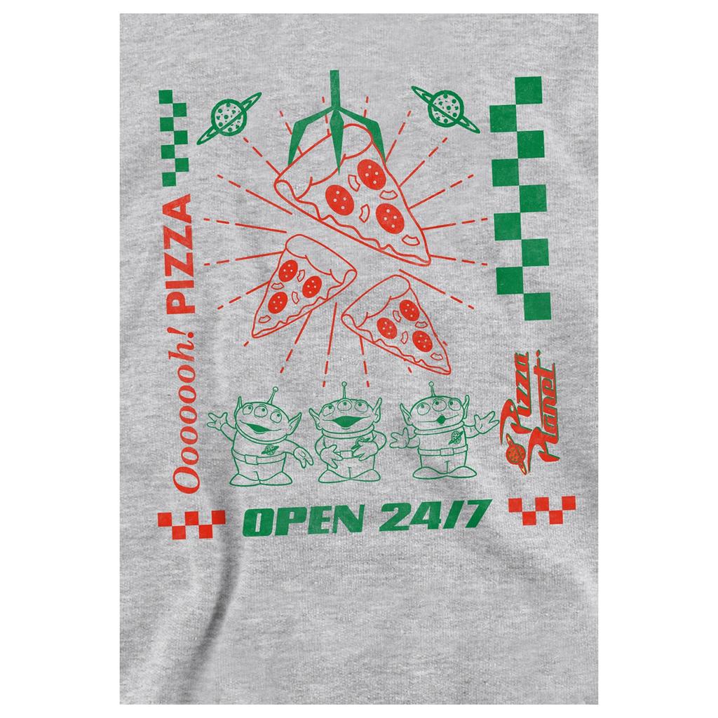 Toy Story Childrens/Kids Pizza Planet Aliens Heather Pullover Hoodie