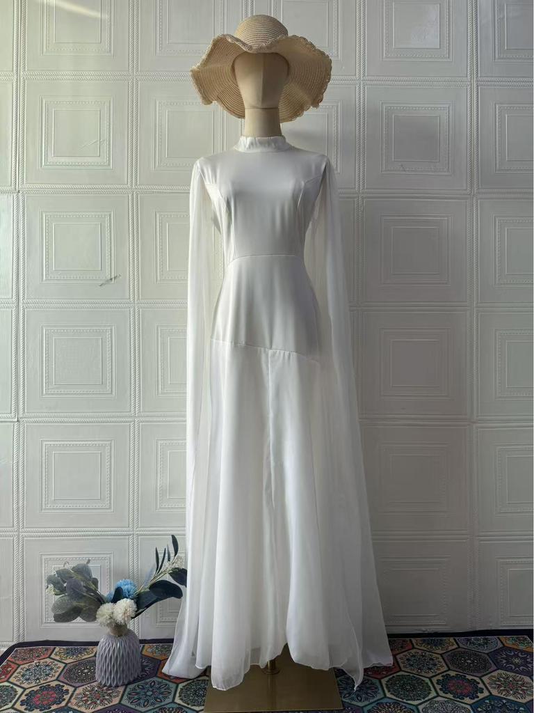 Elegant Autumn Fashion Dress 2025: Long Sleeve, European & American Style for Women