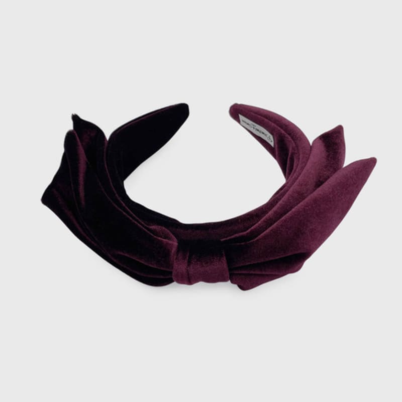 Jean Paul Clarisse Velvet Big Ribbon Hairband JP-22-184HB