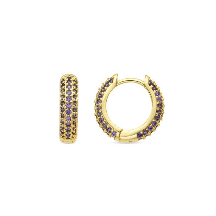Boucles d'oreilles - Luxenter - Lesrat - Plaqué or - Finition or 18 - Doré