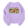 Children's Fashionable Lightweight Long-sleeved Round Neck Pullover With Pockets Printed Pullover