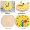 Numbers Clock Model Toy Wooden Clock Learning Educational Kindergarten Toy for Children