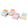 4 Pcs Pull Back Cars Adorable Cartoon Dessert Alloy Realistic Friction Powered Pull Back Trucks Toy Vehicles for Kids A Type