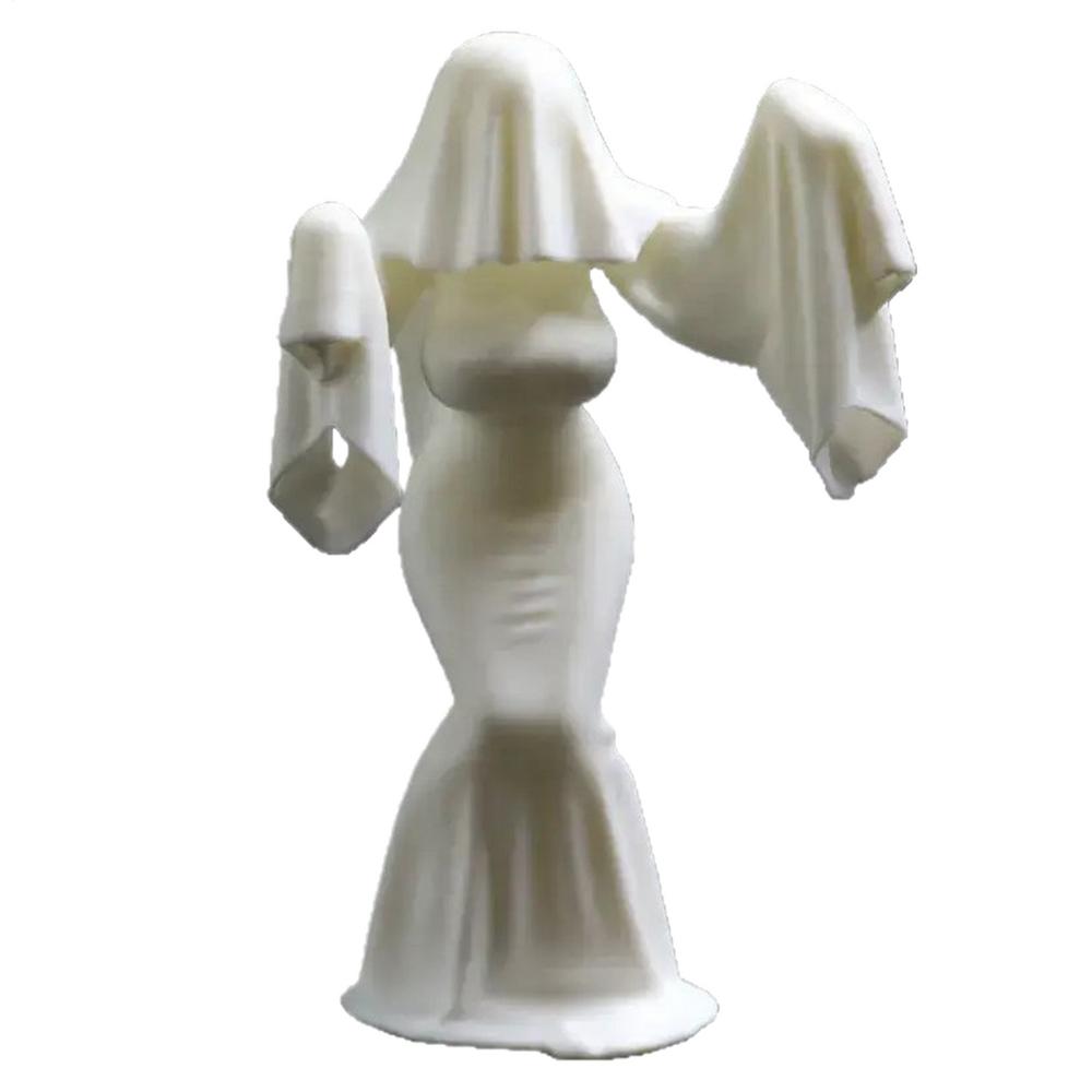 Креативные женские фигурки призраков Коллекционные фигурки Женский призрак настольный Призрачная девушка Фигурка ornament Красивая девушка Аниме Фиг