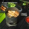 Ailuoke Portable Foldable Camping Cookware Set