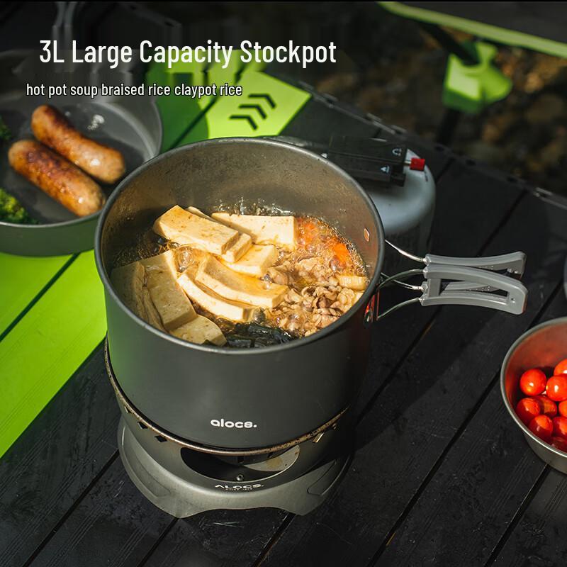 Ailuoke Portable Foldable Camping Cookware Set