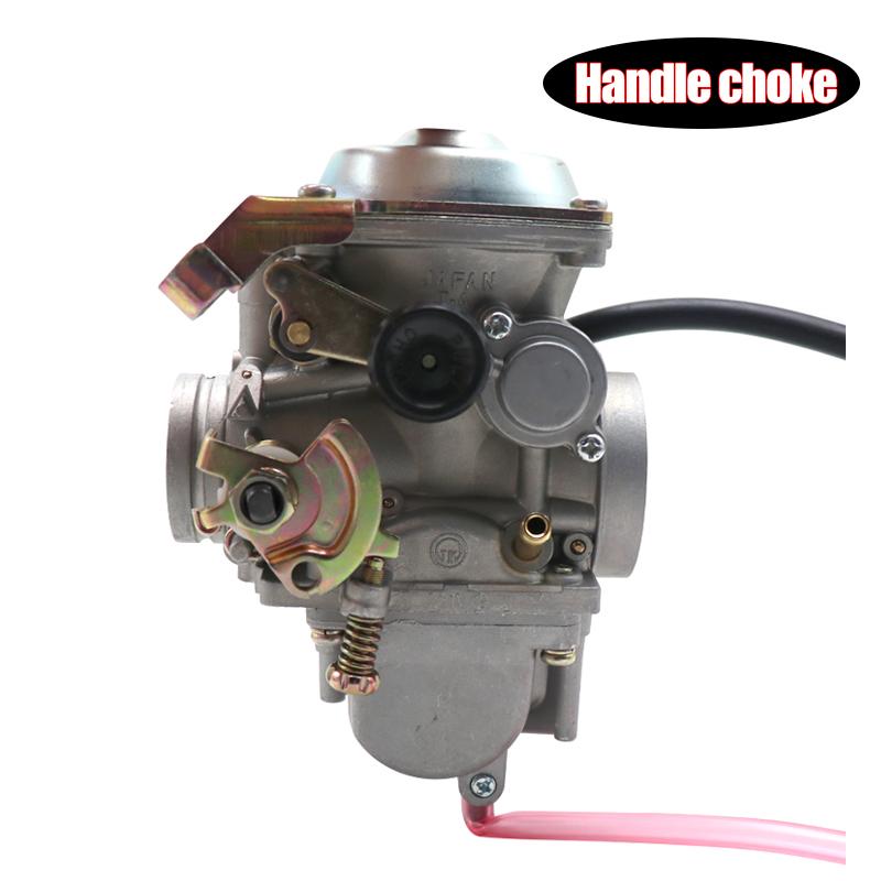 ZSDTRP GN250 Carburetor Motorcycle Auto/Handle Choke PD34 34mm Carb With Rubber Black Adapter For Suzuki GN250 GN 250 250QY