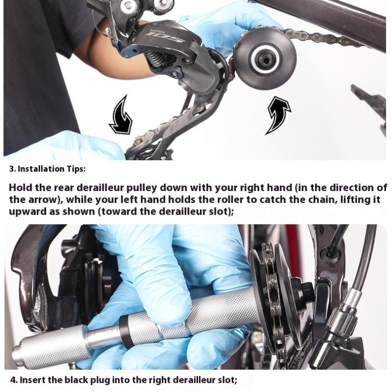 Rennrad Kette Reiniger Fixierer Halter Fahrrad Virtuelles Ritzel Kette Wascher Kette Öler Werkzeug Waschen Halter Fahrradwerkzeuge