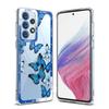 Capa Retro Butterfly Pattern Phone Case for Samsung Galaxy A23 A33 A24 A34 A13 A73 5G A14 4G A25 A54 A15 Cover Clear Silicone