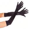 1 Pair Of Women's Extended Stretch Gloves Summer Thin Dance Performance Wedding Gloves Over The Elbow