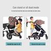 Two-in-One Stroller Pedal for Twins: Sit or Stand for Easy Travel with Kids