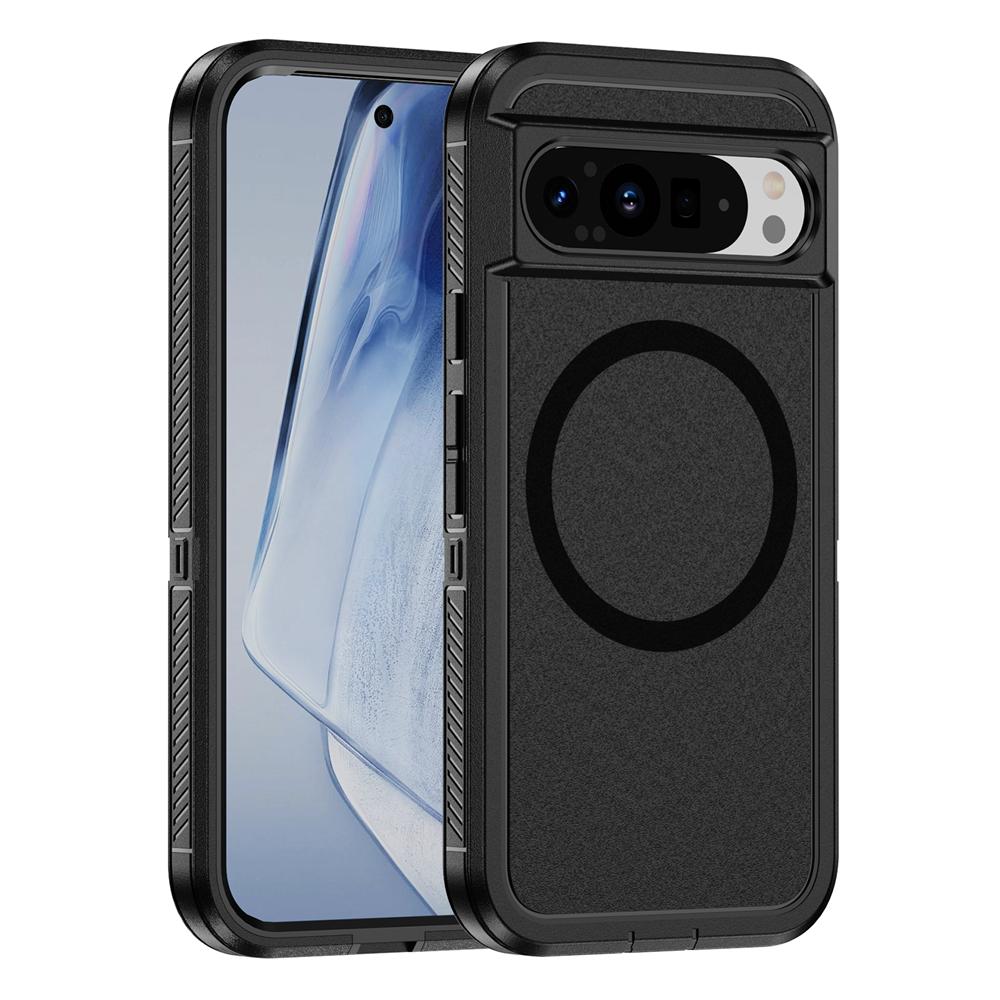 Magsafe Hybrid Heavy Duty Armor for Magsafe Case Google Pixel 9 8 Pro 8A Otter Case Box Business Wireless Charging Magnetic Matte Cover