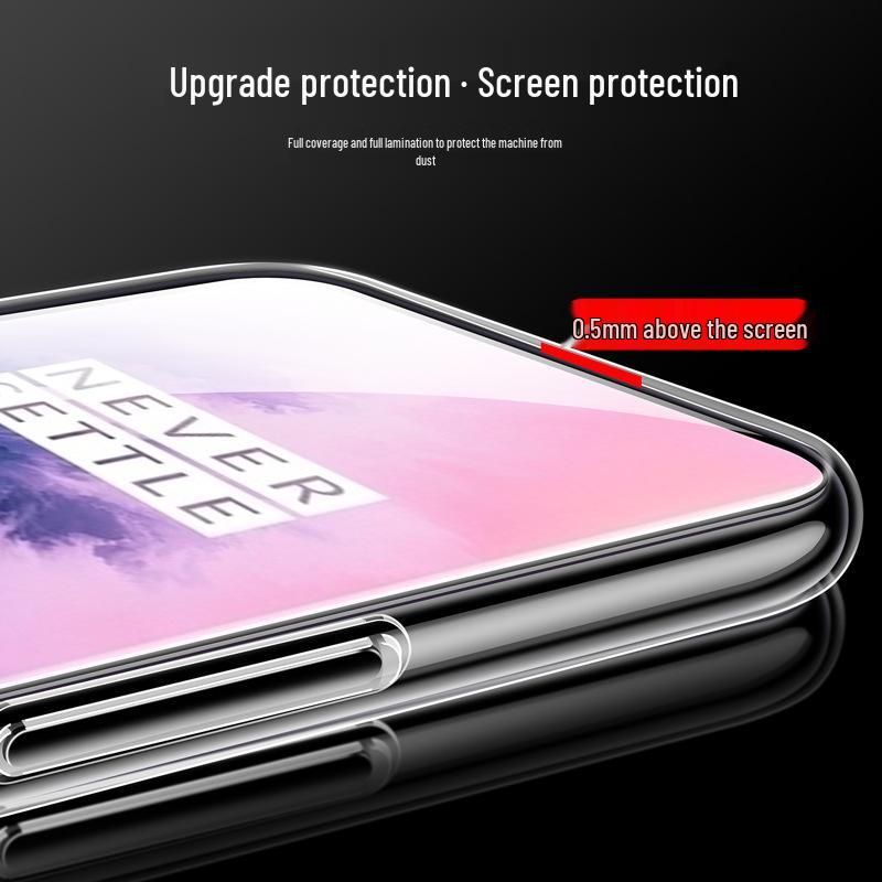 Compatible with OnePlus 13: Transparent Ultra-Thin Silicone Protective Case for 1+9Pro and 1+ACE