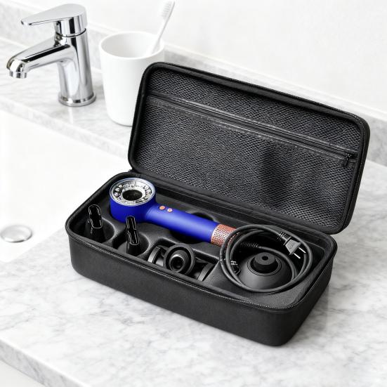 Hair Dryer Storage Case for Dyson HD08 HD15 HD16 Portable EVA Hard Shell Hair Dryer Attachment Accessories Travel Carrying Case Protective Bag