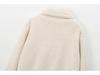 2024 Fall/Winter Women's Faux Fur Solid Color Overcoat: European & American Style