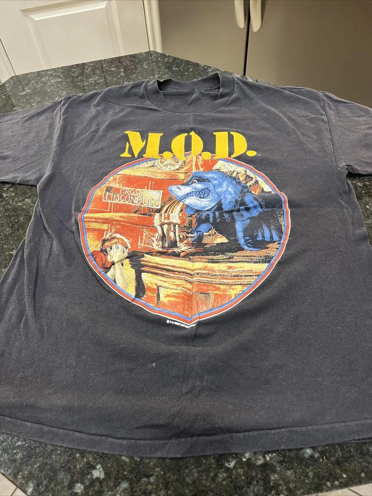 

New Popular M.O.D. Band Black T-Shirt Cotton Full Size S-5XL Unisex T-Shirt XXXXL