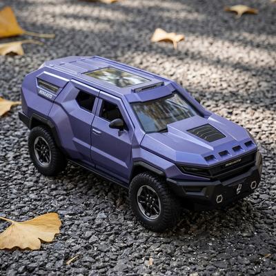 1:24 Rezvani Vengeance Armored Vehicle Alloy Metal Diecast Model Car High Simulation Collectibles Hobby Children Toy Car Present