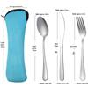 Knife, Fork & Spoon (Sky Blue Bag)