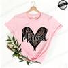 Women's Casual shirts Mama Leopard Print Women's Crewneck Casual Short Sleeve T-Shirt Summer Harajuku Streetwear Women Clothes