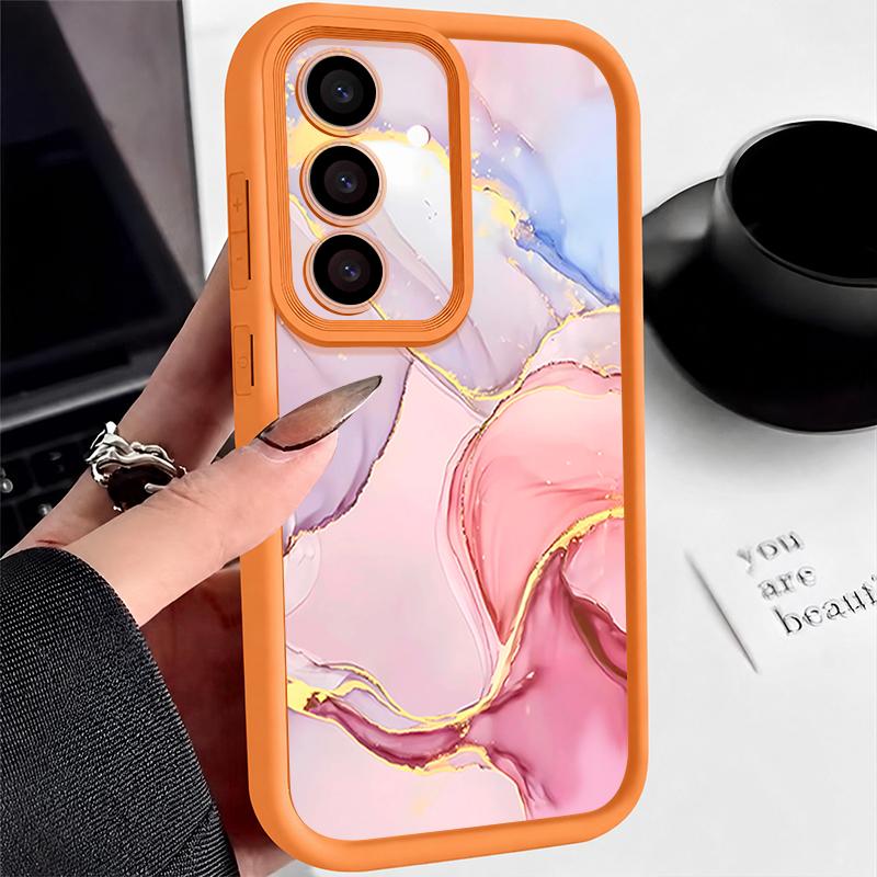 For iPhone 16 15 14 Pro Max 13 Pro 12 11 17E 16E 17 Pro Max Shockproof Marble Pattern Matte TPU Soft Cover