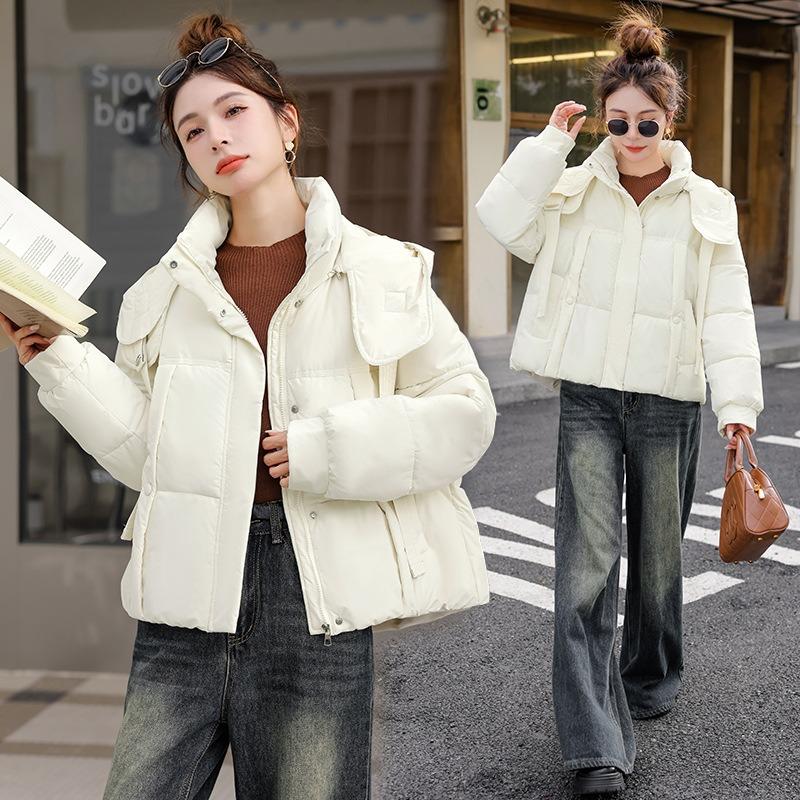 Short down cotton-padded clothes, new winter fashion cotton-padded clothes, loose and thickened warm cotton-padded jackets.