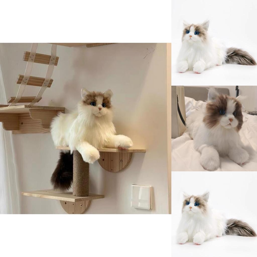 Entzückendes Plüschkatzenspielzeug Weicher Stoff Kawaii Kätzchenpuppe Geschenk für Kinder Geburtstag