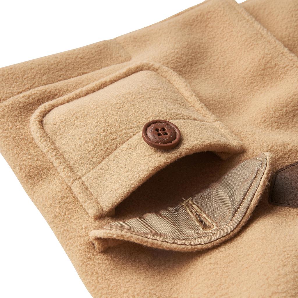 Duffle Cold Weather Beige [MIKI HOUSE] Kabát, Svrchní oblečení, Fleecová bunda, Bunda, Chlapci, Dívky, Miminka, Děti, Dětské oblečení, 10-3862-497, 110 cm,