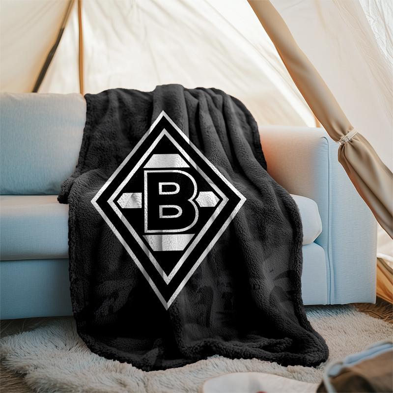Borussia Monchengladbach Logo Printed Throw Blanket—soft,warm;versatile Blanket for All Seasons—perfect As &air-conditioning Throw,nap Blanket
