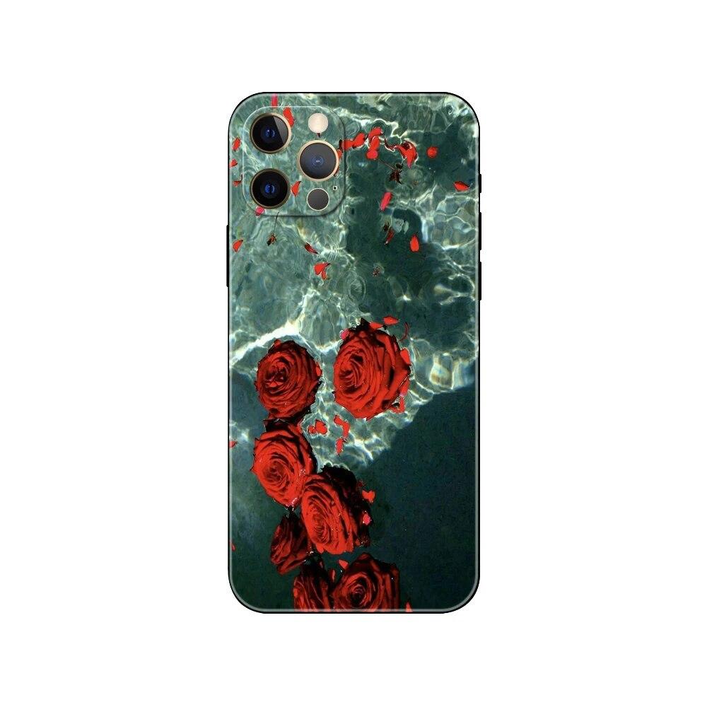Pouzdro na telefon Rose pro iPhone Samsung Galaxy Redmi Xiaomi Oppo OnePlus Note SA 7 8 9 10 11 12 13 14 20 21 22 23 53 54 Pro Max Plus Ultra TPU Soft