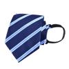 Stripe Necktie Blue Black Slim Skinny Tie Elegant Wedding Groom Tie  Gifts
