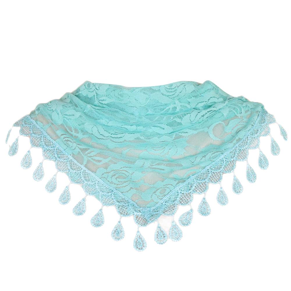 Kvinner blonder dusk Rose Floral hult skjerf sjal Lady Wraps skjerf