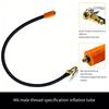 16cm-100cm Air Pumps Hose Connector with Locking Air Chuck Standard Tire Valves Fine Thread Tire Inflator Hose Adapter