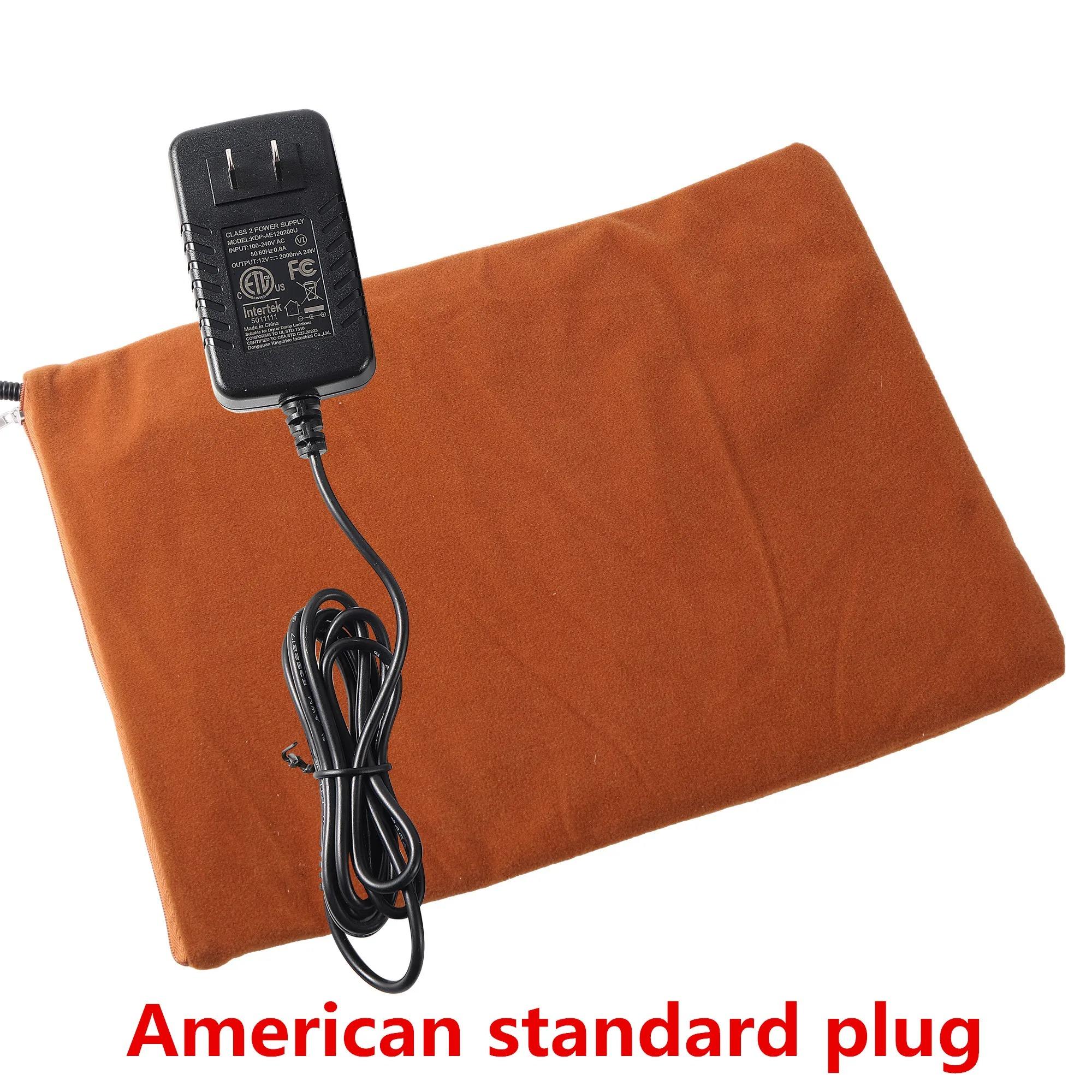 1Pc Pet Heating Pad Electric Heating Blanket Dog Heating Insulation Mattress Pet Cat Dog Winter Reptile Outdoor Warm Heating Pad