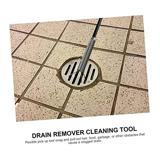 ARTIBETTER 2 Pieces Drain Cleaning Tool, Drain Cleaner Stick, Flexible Plug, For Removing Hair and Food Debris, Home Drain Removal Goods, Suitable