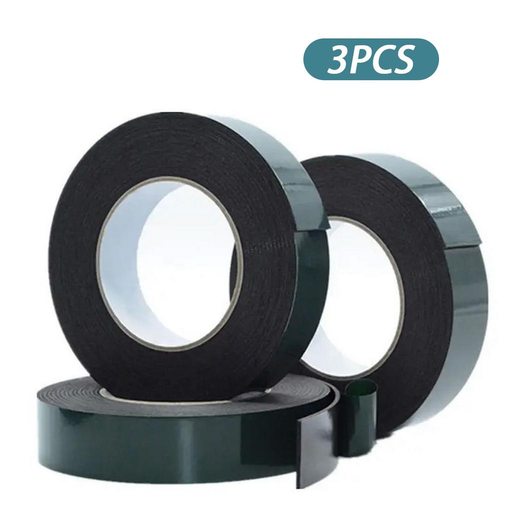 Generic High Density Foam Insulation Tape, New Roll Black Super Strong Sticky Waterproof Adhesive Double Sided Foam Tape