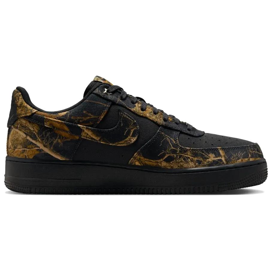 Realtree x Nike Air Force 1 Low Μαύρο Καμουφλάζ Ανδρικά Αθλητικά Παπούτσια IH1221-001