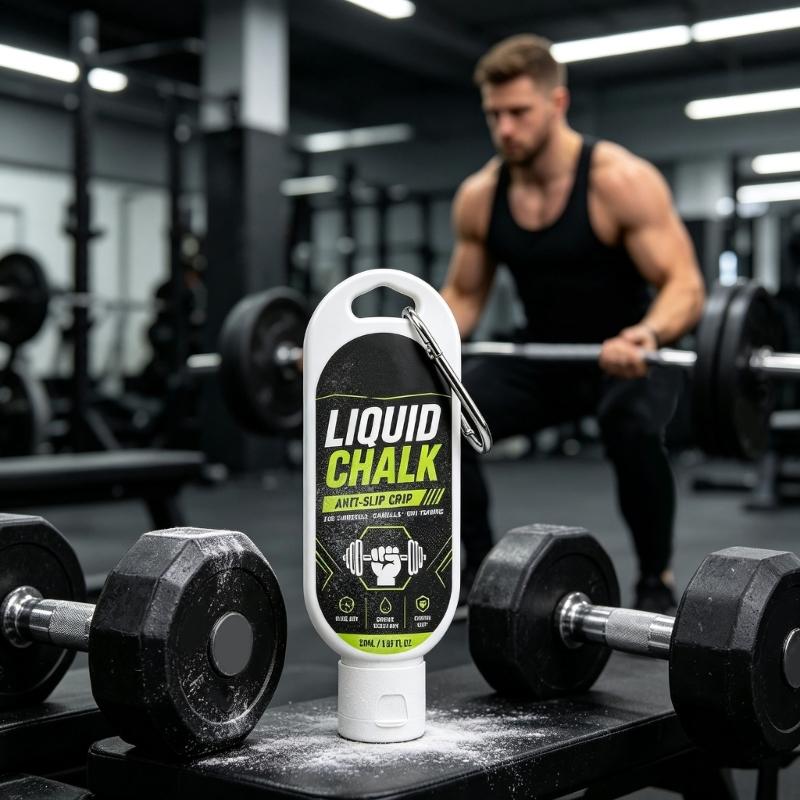 Gym Grip Chalks Bottle for Strength Training, Liquid Chalks with Quick Drying Sweat Resistant Support, Easy Palms Preps for Lifting Training