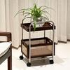 Double-Layer Floor-Standing Storage Rack & Washbasin Organizer