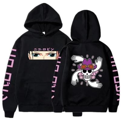 One Piece Kapuzenpullover Nico Robin Grafik Anime Pullover Hoodie Herren Trend Street Sport Pullover Damen Hohe Qualität Herbst Winter Jumper