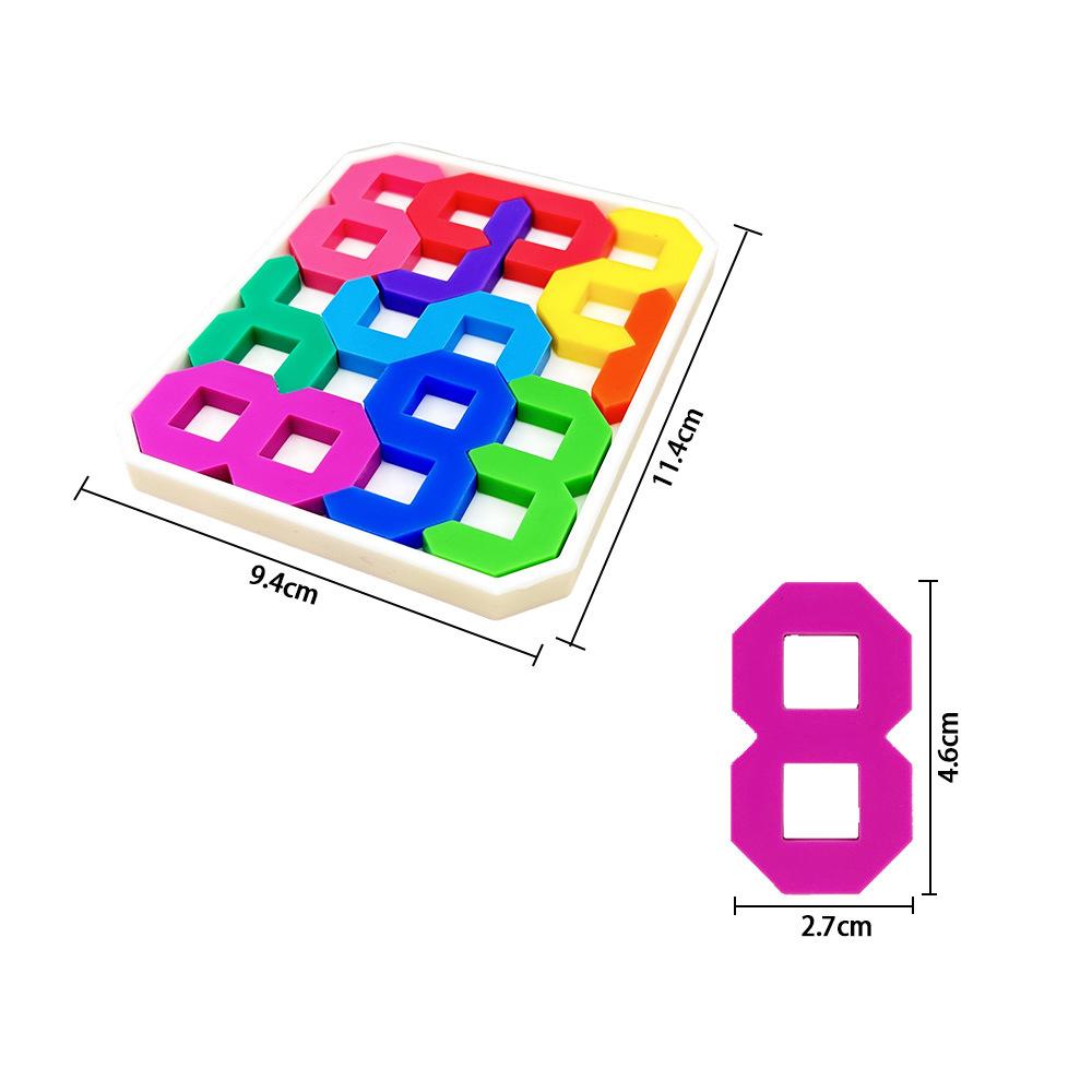 Non-Toxic Difficult Puzzles Challengesilicone Digital Battle Puzzle Parent Child Interactive Logical Thinking Toy Game
