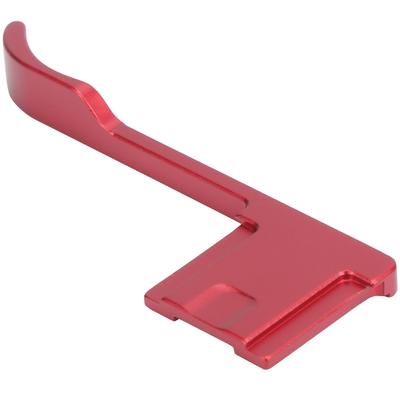 Camera Hot Shoe Thumbs Grips Aluminum Alloy Thumbs Rest Handle for Ricoh GR2Fujifilm X70Red