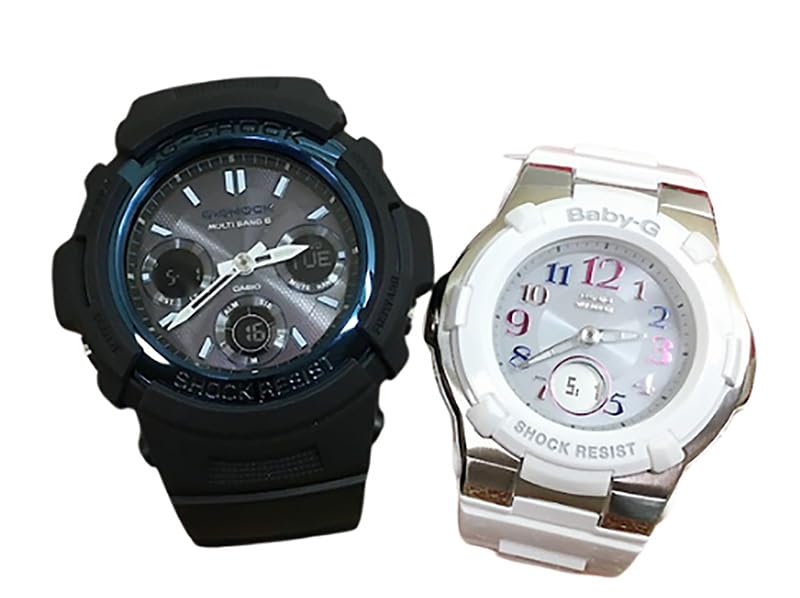 

[Casio] CASIO Pair Watch G-SHOCK G-Shock BABY-G Baby G Ana-Digi Radio Solar Genuine Pair Case Set of 2 AWG-M100A-1AJF BGA-1100GR-7BJF Watch