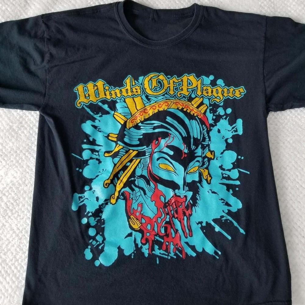 Hot Winds of Plague  Black Heavy Cotton All Size Shirt Unisex T-Shirt XL