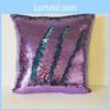 Diy Reversible Sequin Glitter Sofa Cushion Cover Pillow Case Double Color Gift