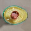 Avocado Shape Dog Slow Feeder Bowl Anti-Vomit Interactive Puzzle Feeding Bowl for Small Medium Large Dogs Cats