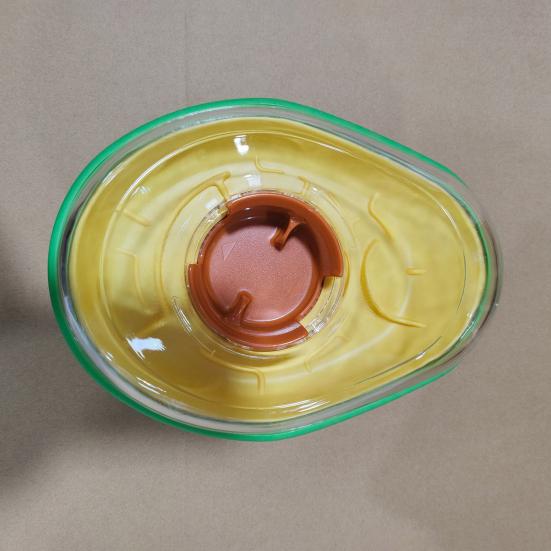 Avocado Shape Dog Slow Feeder Bowl Anti-Vomit Interactive Puzzle Feeding Bowl for Small Medium Large Dogs Cats
